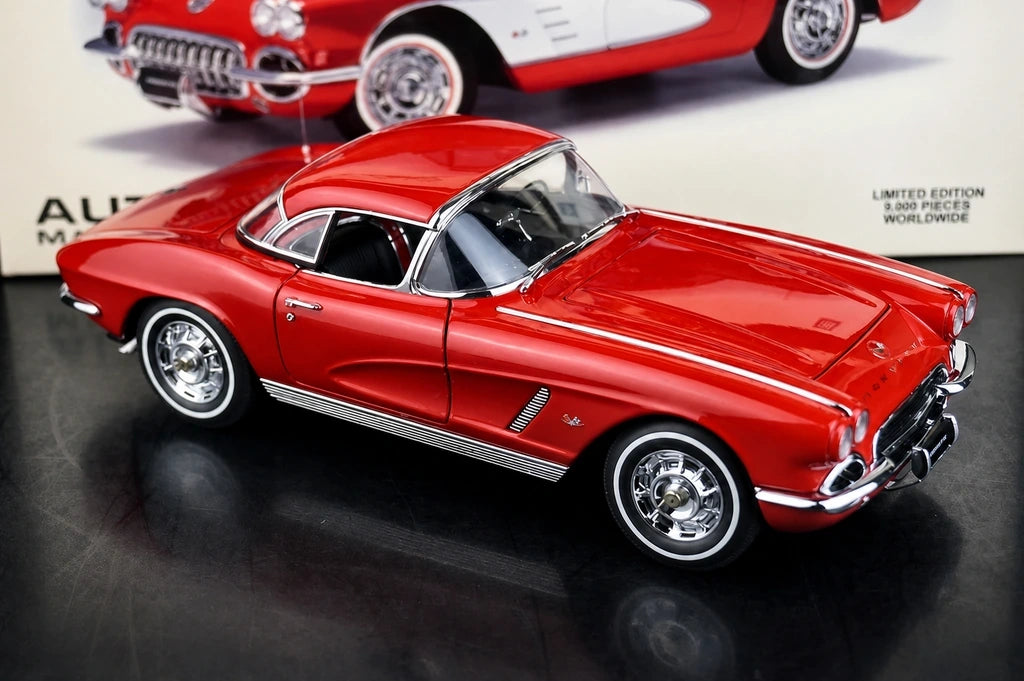 AutoArt Chevrolet 1962 Corvette C1 Red 1:18 – Collectible Diecast Model Die-Cast