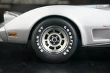 AutoArt Chevrolet 1978 Corvette C3 25th Anniversary Silver 1:18 – Collectible Diecast Model Die-Cast