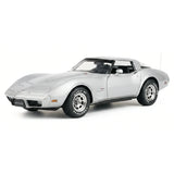 AutoArt Chevrolet 1978 Corvette C3 25th Anniversary Silver 1:18 – Collectible Diecast Model Die-Cast