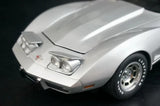 AutoArt Chevrolet 1978 Corvette C3 25th Anniversary Silver 1:18 – Collectible Diecast Model Die-Cast