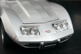 AutoArt Chevrolet 1978 Corvette C3 25th Anniversary Silver 1:18 – Collectible Diecast Model Die-Cast