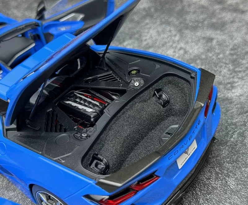 AutoArt Chevrolet 2020 Corvette C8 Stingray Z51 Blau 1:18 – Druckguss-Sammlermodell