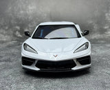 AutoArt Chevrolet 2020 Corvette C8 Stingray Z51 Gray 1:18 – Sammelobjekt aus Druckguss