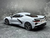 AutoArt Chevrolet 2020 Corvette C8 Stingray Z51 Gray 1:18 – Sammelobjekt aus Druckguss