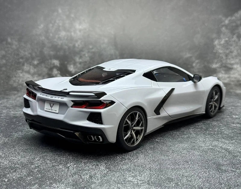AutoArt Chevrolet 2020 Corvette C8 Stingray Z51 Gray 1:18 – Sammelobjekt aus Druckguss