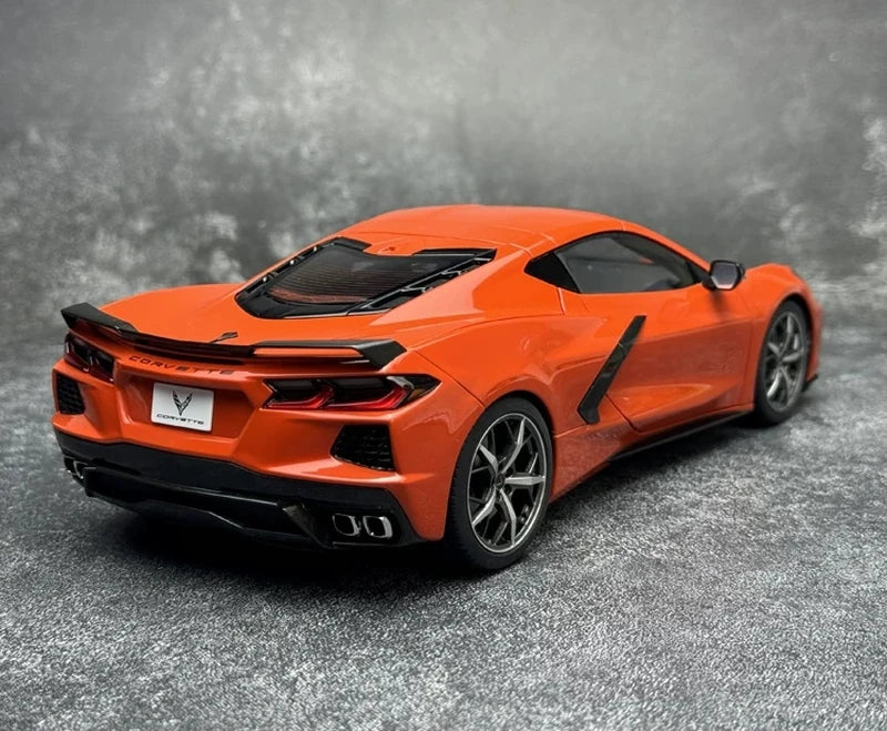 AutoArt Chevrolet 2020 Corvette C8 Stingray Z51 Orange 1:18 – Sammelobjekte aus Druckguss