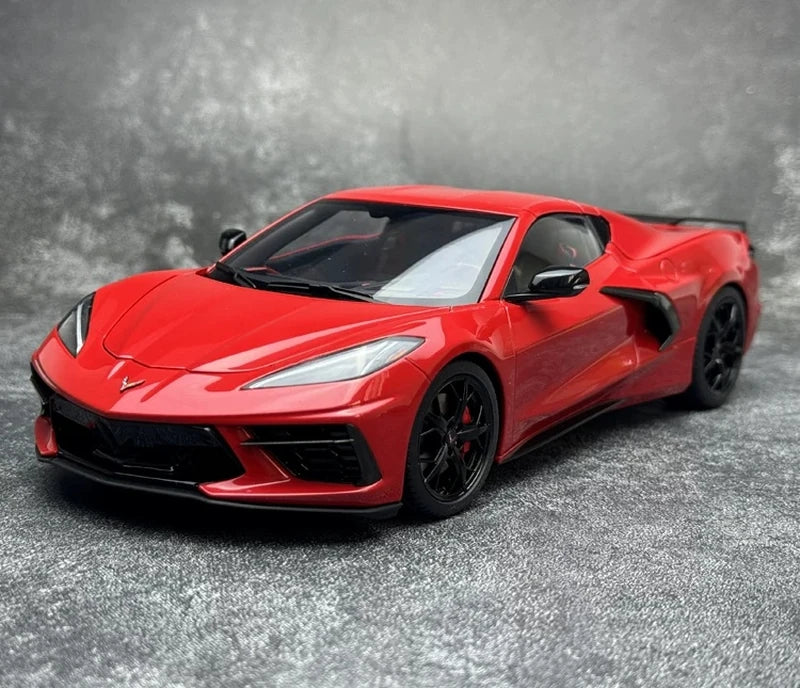 [AutoArt] 1:18 Chevrolet 2020 Corvette C8 Stingray Z51 Red Model Car Die-Cast