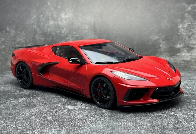 [AutoArt] 1:18 Chevrolet 2020 Corvette C8 Stingray Z51 Red Model Car Die-Cast