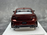 AutoArt Dodge 2020 Charger R-T Scat Pack Widebody Brown 1:18 – Modelo de fundición a presión coleccionable