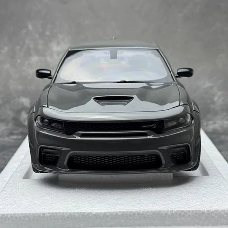 AutoArt Dodge 2020 Charger R-T Scat Pack Widebody رمادي 1:18 – نموذج معدني مصبوب لهواة الجمع