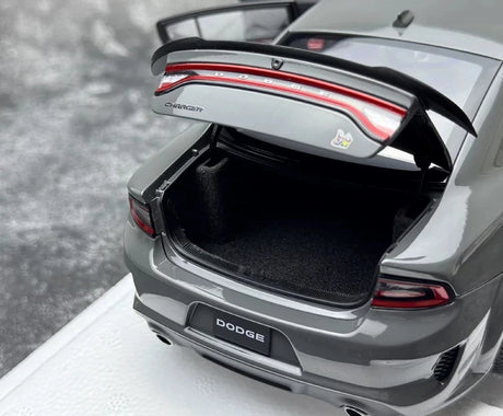 AutoArt Dodge 2020 Charger R-T Scat Pack Widebody رمادي 1:18 – نموذج معدني مصبوب لهواة الجمع