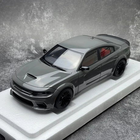 AutoArt Dodge 2020 Charger R-T Scat Pack Widebody رمادي 1:18 – نموذج معدني مصبوب لهواة الجمع
