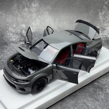 AutoArt Dodge 2020 Charger R-T Scat Pack Widebody رمادي 1:18 – نموذج معدني مصبوب لهواة الجمع