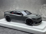 AutoArt Dodge 2020 Charger R-T Scat Pack Widebody رمادي 1:18 – نموذج معدني مصبوب لهواة الجمع