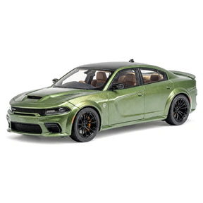 AutoArt Dodge 2020 Charger R-T Scat Pack Widebody Green 1:18 – Modelo de fundición a presión coleccionable