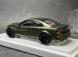 AutoArt Dodge 2020 Charger R-T Scat Pack Widebody Green 1:18 – Modelo de fundición a presión coleccionable