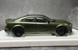 AutoArt Dodge 2020 Charger R-T Scat Pack Widebody Green 1:18 – Modelo de fundición a presión coleccionable