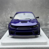 AutoArt Dodge 2020 Charger R-T Scat Pack Widebody Purple 1:18 – Collectible Diecast Model Die-Cast