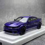 AutoArt Dodge 2020 Charger R-T Scat Pack Widebody Purple 1:18 – Collectible Diecast Model Die-Cast