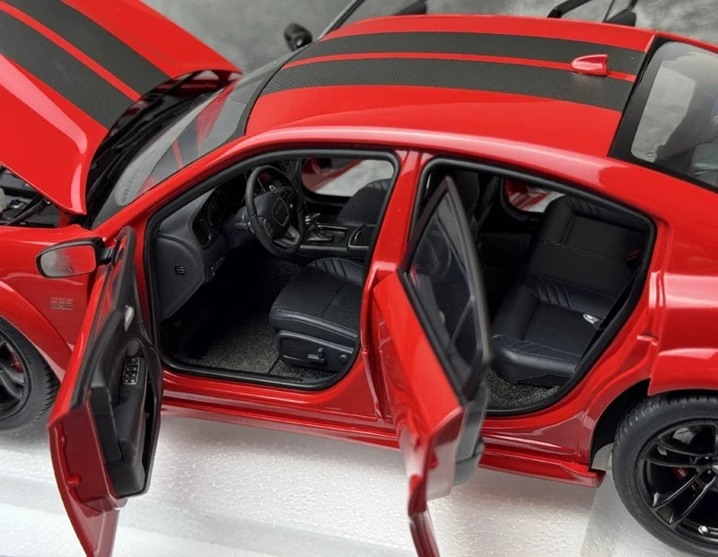 AutoArt Dodge 2020 Charger R-T Scat Pack Widebody Red 1:18 – Collectible Diecast Model Die-Cast
