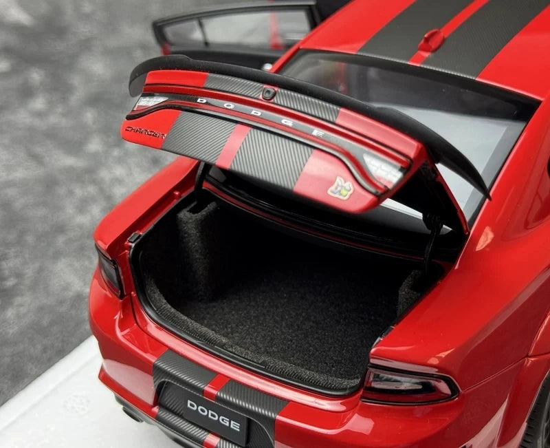 AutoArt Dodge 2020 Charger R-T Scat Pack Widebody Red 1:18 – Collectible Diecast Model Die-Cast