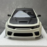 AutoArt Dodge 2020 Charger R-T Scat Pack Widebody White 1:18 – Collectible Diecast Model Die-Cast