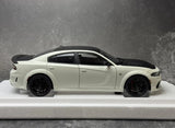AutoArt Dodge 2020 Charger R-T Scat Pack Widebody White 1:18 – Collectible Diecast Model Die-Cast