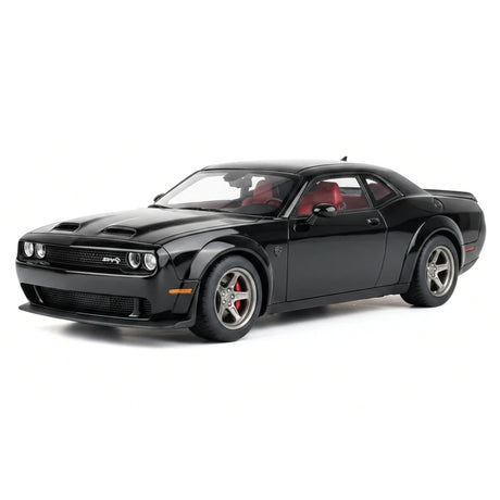 AutoArt Dodge 2023 تشالنجر SRT سوبر ستوك بلاك 1:18 – نموذج معدني قابل للجمع مصبوب.