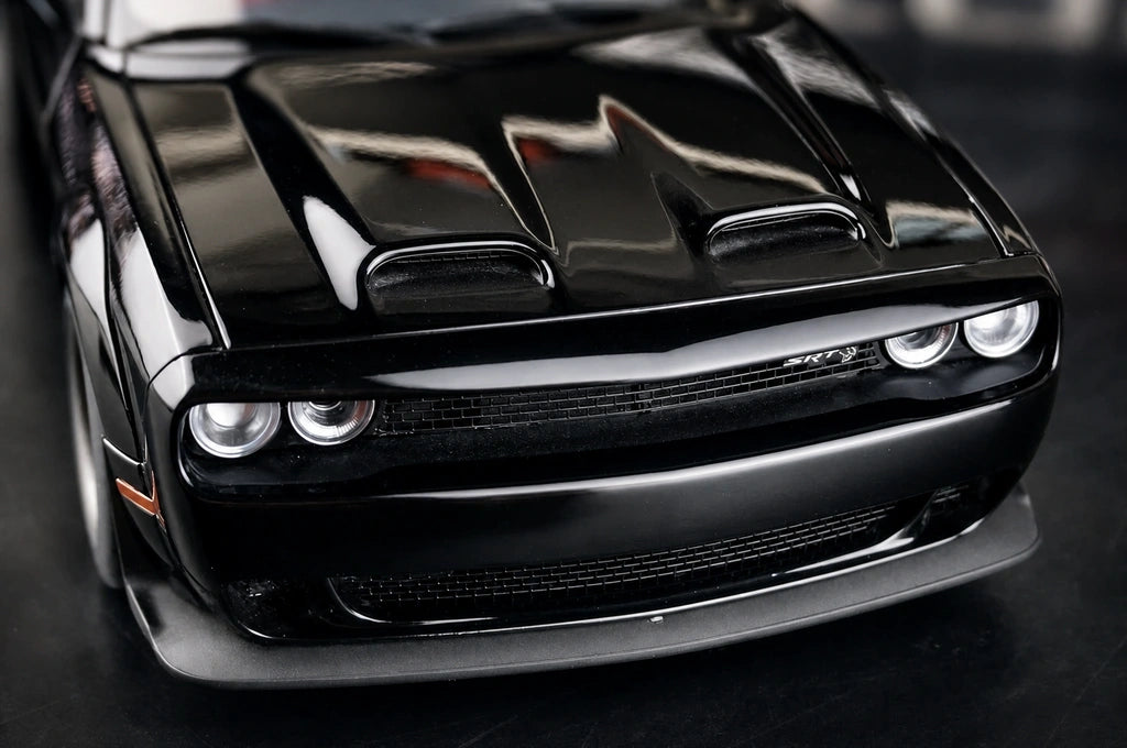 AutoArt Dodge 2023 Challenger SRT Super Stock Black 1:18 – Collectible Diecast Model Die-Cast