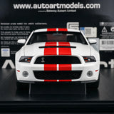 AutoArt Ford 1967 Shelby Mustang GT500 1:18 Rosso e Bianco – Modello da collezione pressofuso