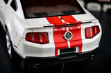 AutoArt Ford 1967 Shelby Mustang GT500 1:18 Rosso e Bianco – Modello da collezione pressofuso