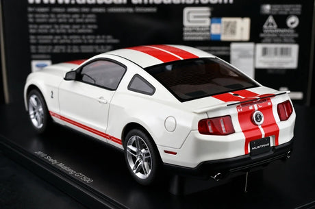 AutoArt Ford 1967 Shelby Mustang GT500 Red and White 1:18 – Collectible Diecast Model Die-Cast
