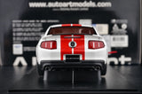 AutoArt Ford 1967 Shelby Mustang GT500 1:18 Rosso e Bianco – Modello da collezione pressofuso