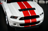 AutoArt Ford 1967 Shelby Mustang GT500 1:18 Rosso e Bianco – Modello da collezione pressofuso