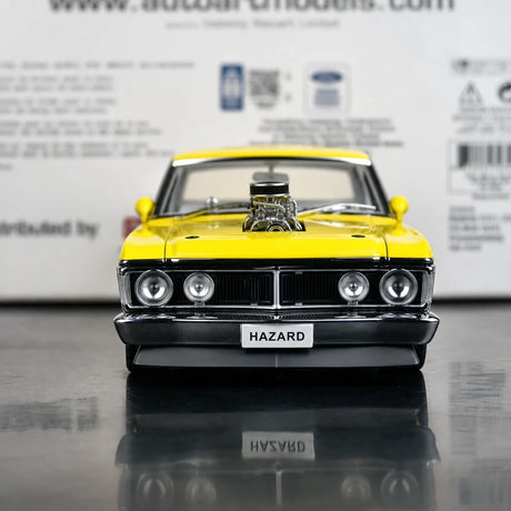 AutoArt Ford 1971 Falcon XY GTHO Street Machine Fluorescent Yellow 1:18 – Collectible Diecast Model Die-Cast