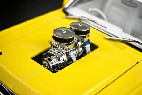 AutoArt Ford 1971 Falcon XY GTHO Street Machine Fluorescent Yellow 1:18 – Collectible Diecast Model Die-Cast