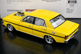 AutoArt فورد 1971 فالكون XY GTHO ستريت ماشين فلوريسنت أصفر 1:18 – نموذج معدني قابل للجمع مصبوب.