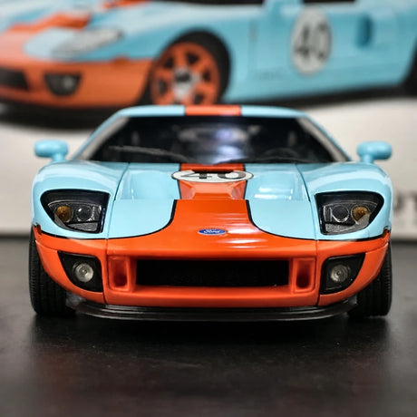 AutoArt Ford 2004 GT Gulf Livery 1:18 – Collectible Diecast Model Die-Cast