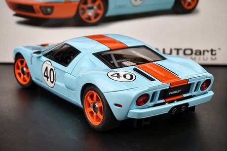 AutoArt Ford 2004 GT Gulf Livery 1:18 – Collectible Diecast Model Die-Cast