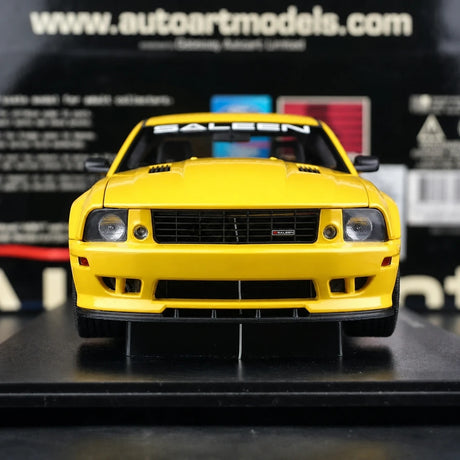 AutoArt Ford 2005 Mustang Saleen S281 Yellow 1:18 – Collectible Diecast Model Die-Cast
