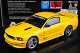 AutoArt فورد 2005 موستانج سالين S281 الأصفر 1:18 – نموذج معدني قابل للجمع مصبوب.