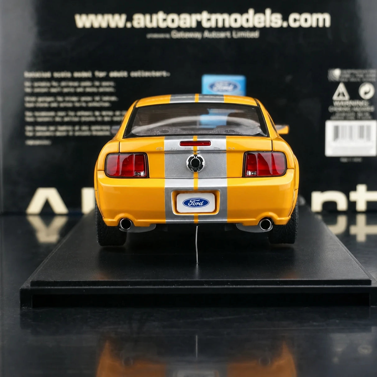 AutoArt Ford 2007 Shelby GT Orange 1:18 – Collectible Diecast Model Die-Cast