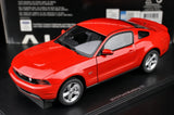 AutoArt فورد 2010 موستانج GT ريد 1:18 – نموذج معدني قابل للجمع مصبوب.