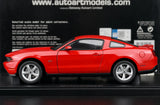 AutoArt فورد 2010 موستانج GT ريد 1:18 – نموذج معدني قابل للجمع مصبوب.