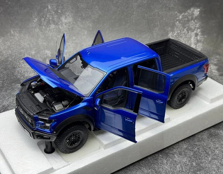 AutoArt Ford 2019 F-150 Raptor SuperCrew Blue 1:18 – Collectible Diecast Model Die-Cast