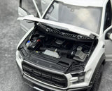 AutoArt Ford 2019 F-150 Raptor SuperCrew White 1:18 – Sammelobjekt aus Druckguss