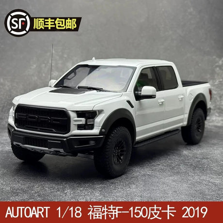 AutoArt Ford 2019 F-150 Raptor SuperCrew White 1:18 – Collectible Diecast Model Die-Cast