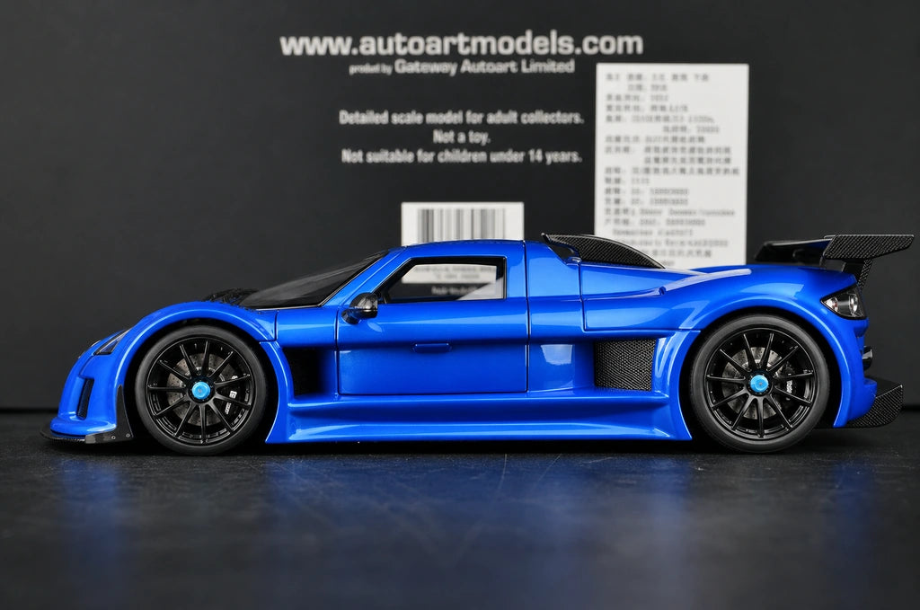 [AutoArt] 1:18 Gumpert 2009 Apollo S modèle bleu moulé sous pression