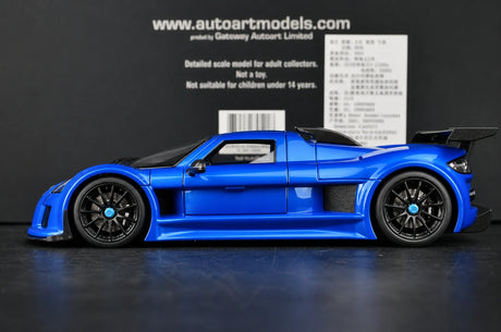 [AutoArt] 1:18 Gumpert 2009 Apollo S modèle bleu moulé sous pression