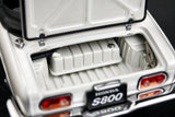 AutoArt Honda 1966 S800 White 1:18 – Collectible Diecast Model Die-Cast